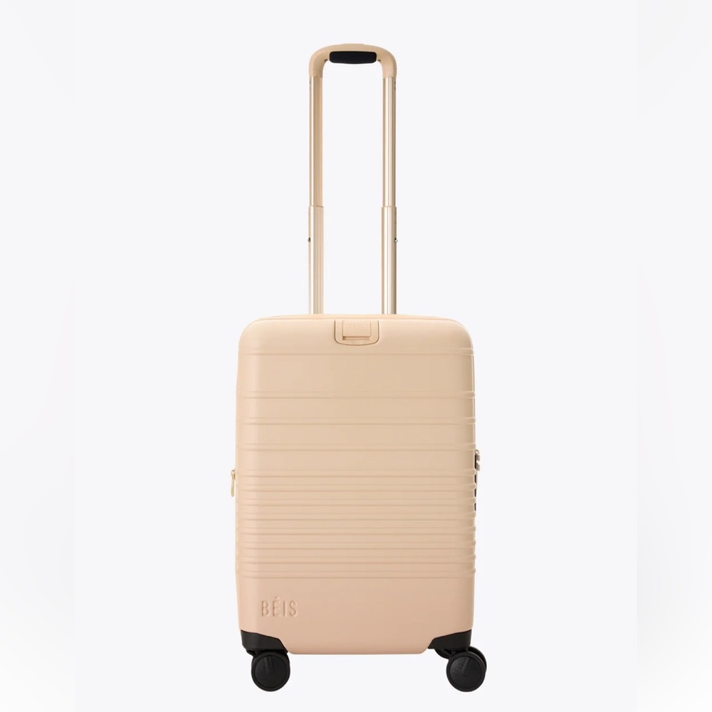 Beis Beige Carry on Suitcase